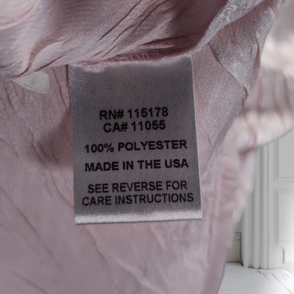 Komarov 2-Piece Hanky Hem Midi Dress & Chiffon Jacket Pink Beaded Neck Size S - Picture 13 of 16